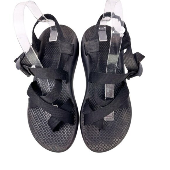 Chaco Z/2 Classic Black Adjustable Strap Toe Loop Hiking Sandals Women 9 Outdoor - Picture 5 of 16
